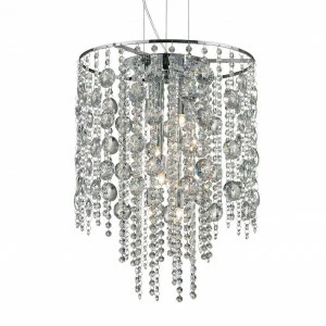 Подвесной светильник Ideal Lux Evasione SP8 IDEAL LUX ДИЗАЙНЕРСКИЕ, EVASIONE 072639 Хром