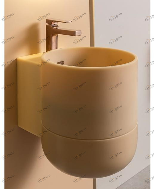 2608059 Подвесная раковина настенная овальная Vallvé Cuore белая