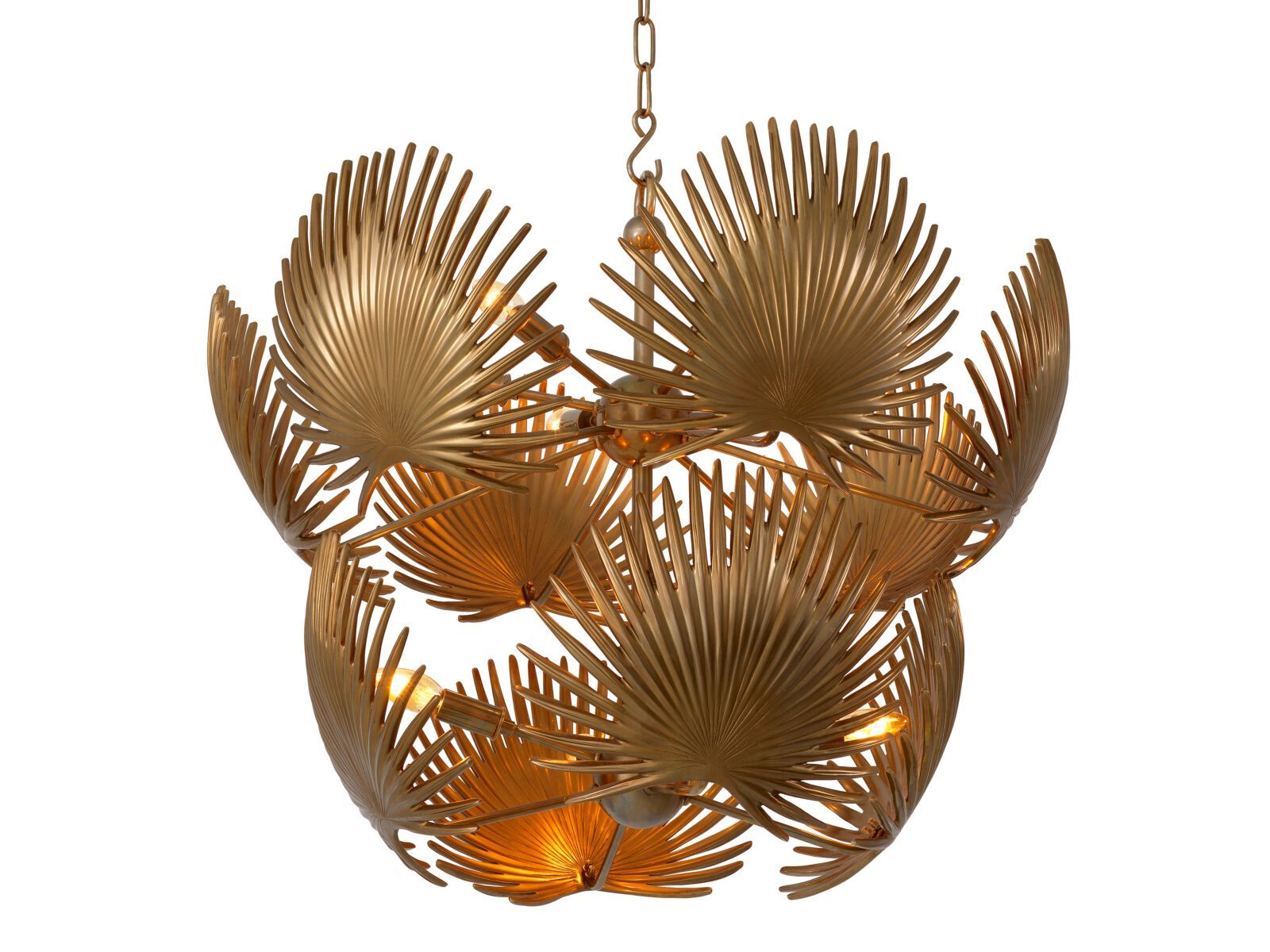 Латунный светодиодный подвесной светильник Eichholtz FOLIAGE ARCH-00042712