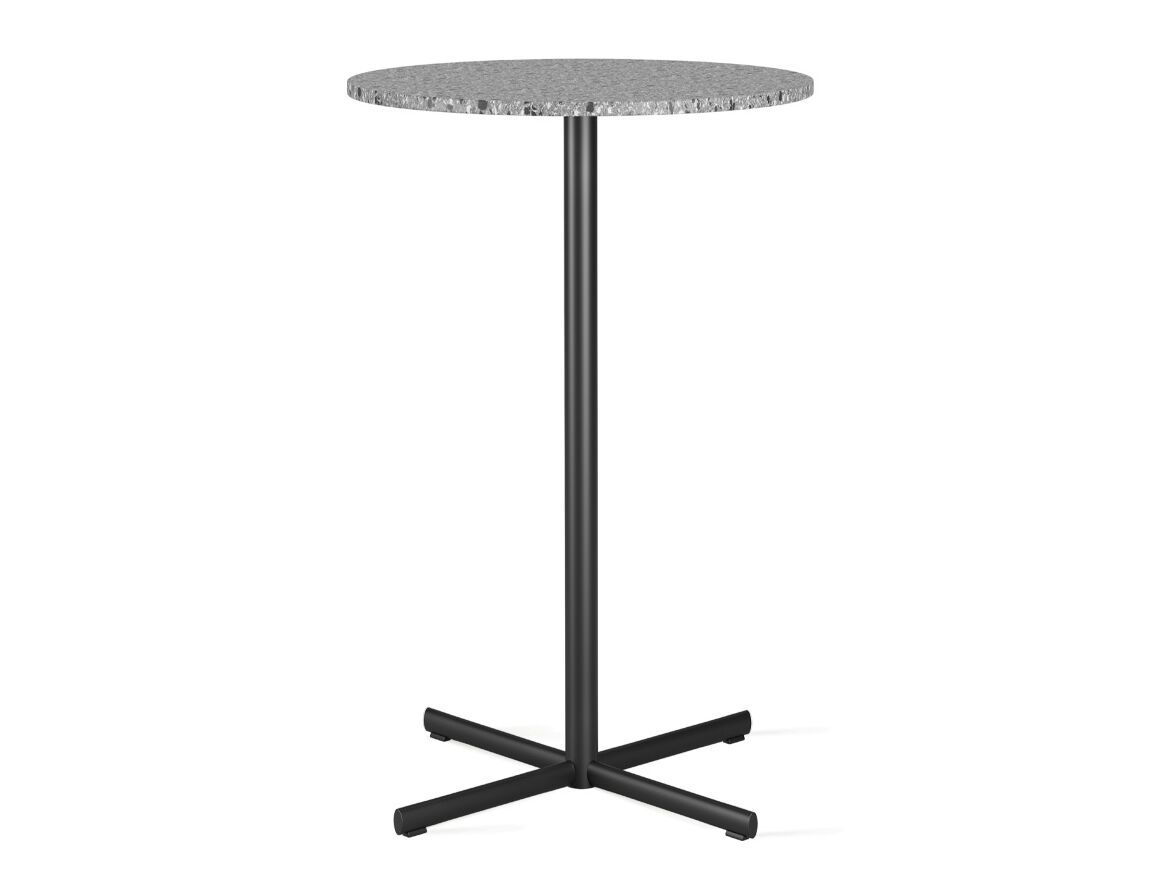 Высокий круглый стол из RFS и стали с 4-спицевым основанием Infiniti Feluca ARCH-00022945 - Вид №1