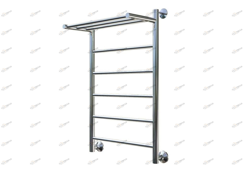 Полотенцесушитель водяной Aquanet Mauro 800x400, с верхней полкой 00234708