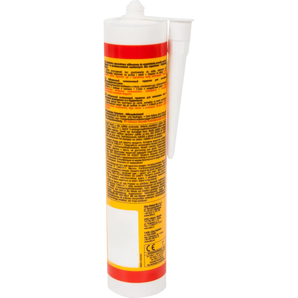 Герметик силиконовый Sika Sikasil C 300 мл белый STLM-2053008 - Вид №1