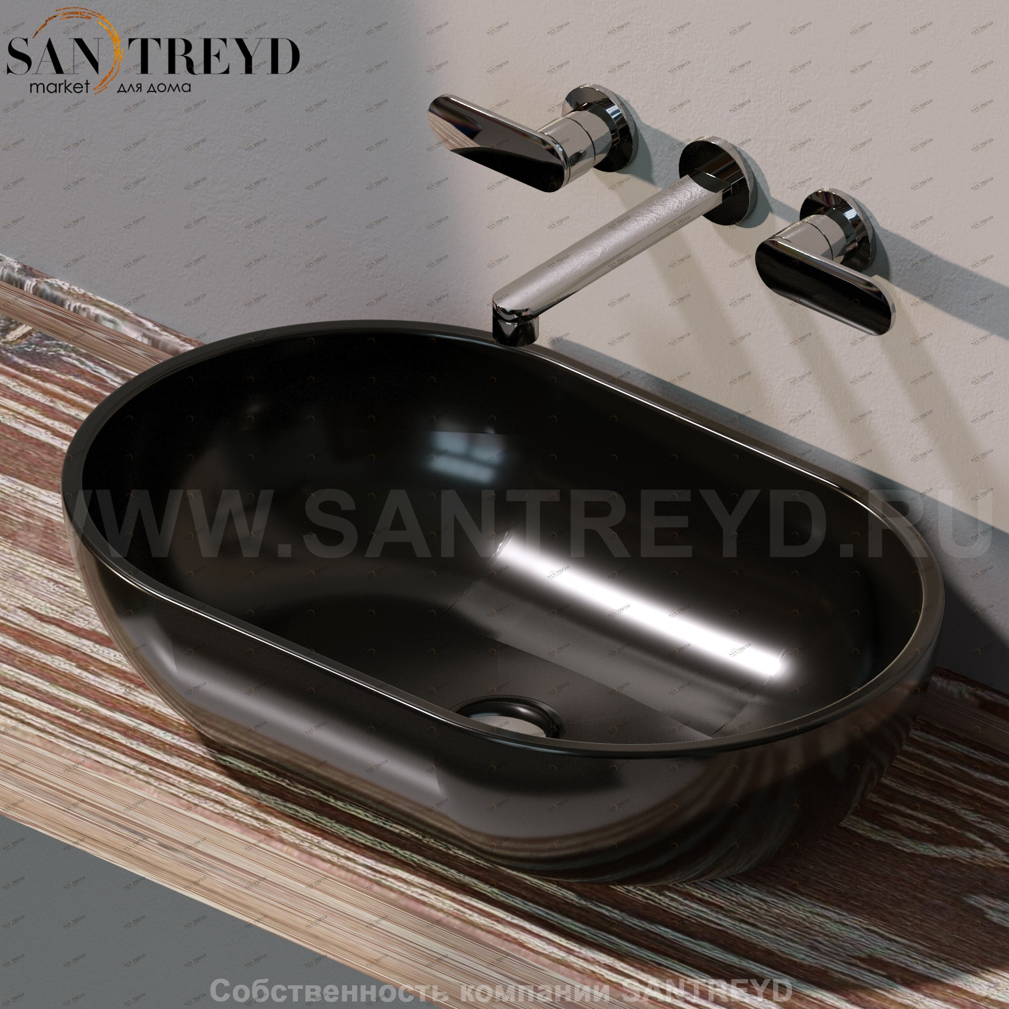 PS62C9017 Накладная раковина на столешницу  овальная Ceramica Flaminia Pass