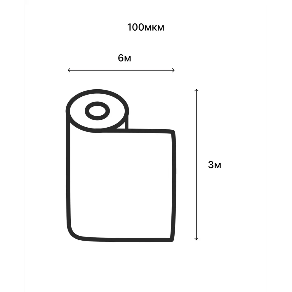 Пленка BEGINIA 3x6 м прозрачный полиэтилен STLM-2007142 - Вид №2