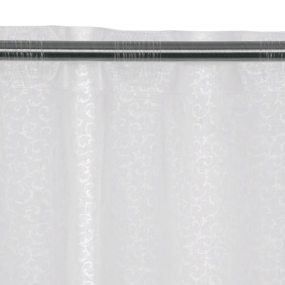 Тюль на ленте «Симфония» 140х180 см цвет белый GARDEN STLM-2208130 - Вид №5