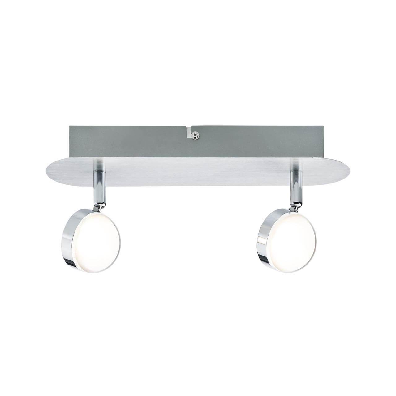Светодиодный спот цвета хром с 2 плафонами Paulmann Hemisphere 66631 PAULMANN HEMISPHERE 00-3891892 Хром  - Вид №1