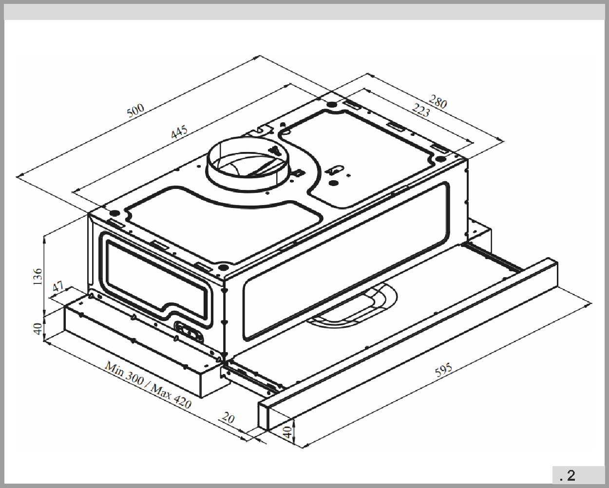 9973963 Вытяжка телескопическая Darina SMART M606W белый/белый STDN-0097317 - Вид №5