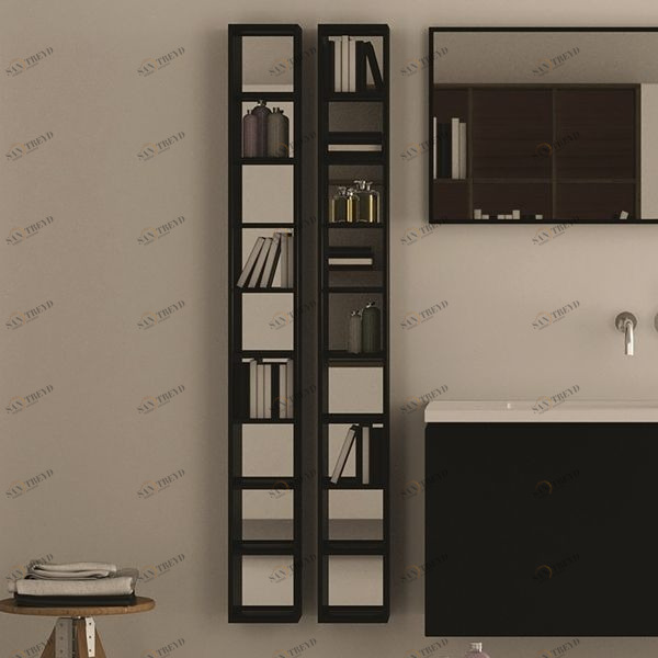 Moma Design Шкаф-пенал подвесной 1800 Display черный DSP03180LO