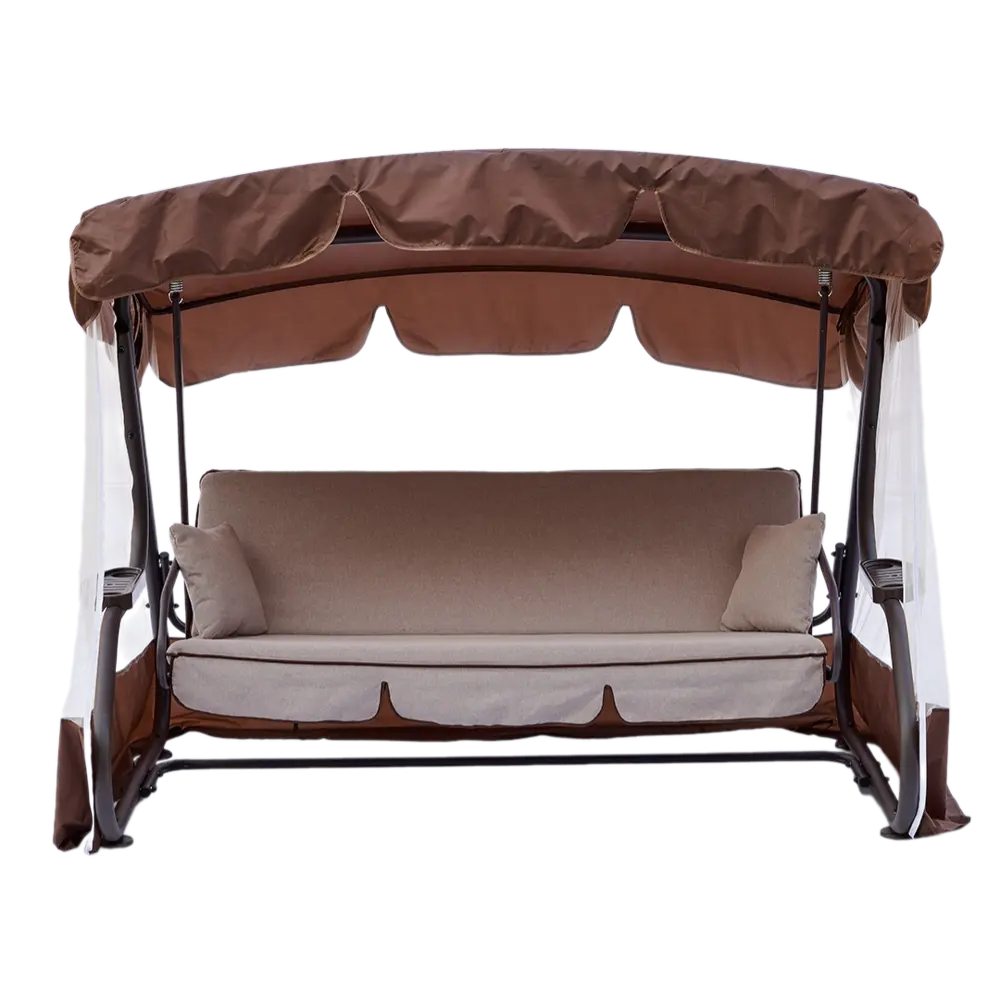 NATERIAL Aniva — трёхместные садовые качели с регулируемой спинкой и тентом 89344078 STLM-1420258 - Вид №7