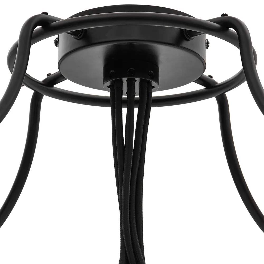 Люстра Kreaforta Huron - 8-рожковый светильник в стиле лофт с регулируемыми подвесами 89386798 STLM-1567329 - Вид №4