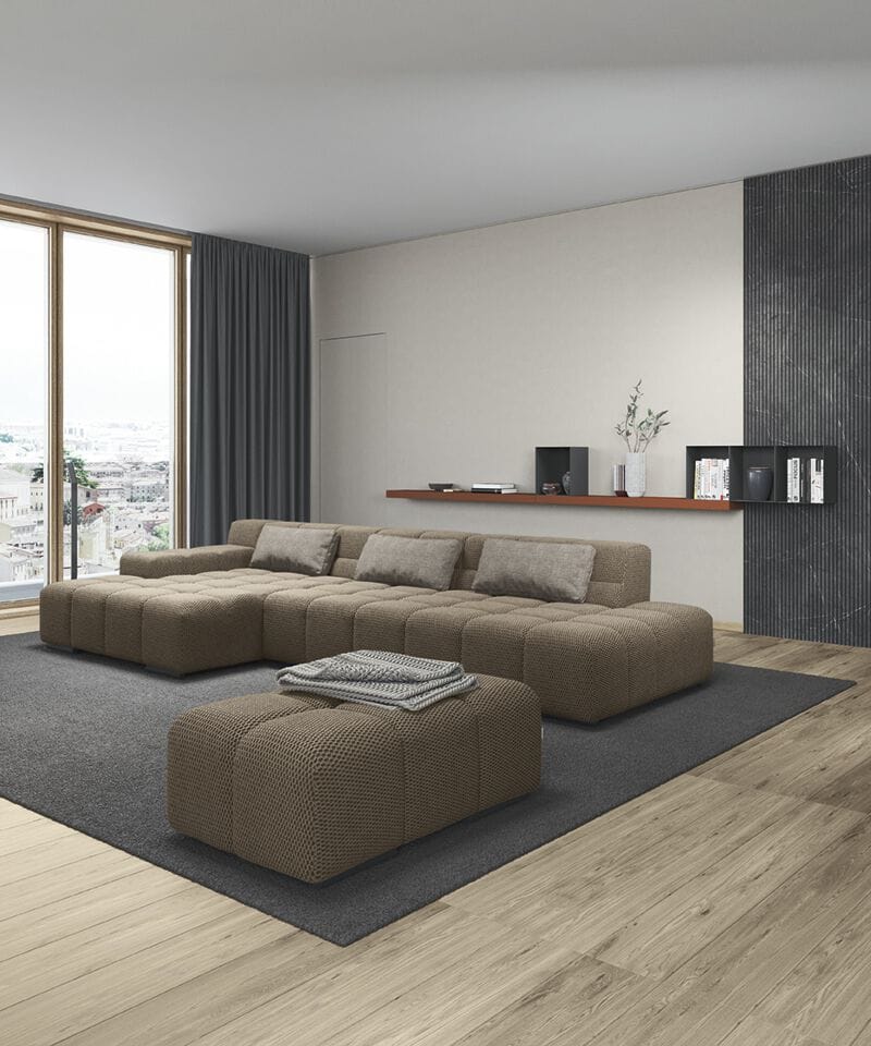 Модульный тканевый диван Febal Casa подпись ARCH-00138855 - Вид №13