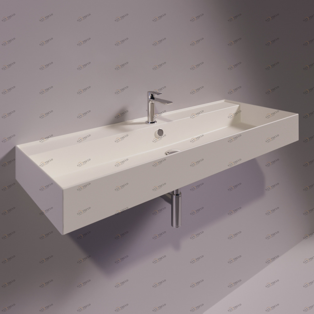 AG121SABBIAMATT Подвесная раковина настенная прямоугольная Simas Agile бежевая