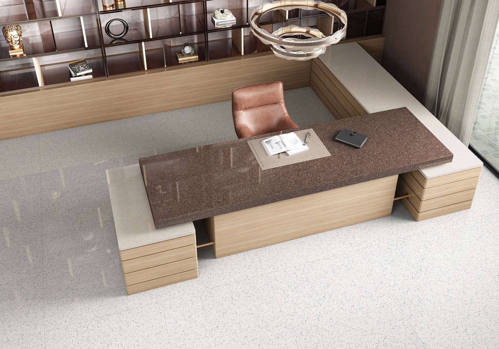 Бесконечная элегантность: керамический слэб STAROTECH STP-ST150 INCOLOR Double Polished - Вид №2