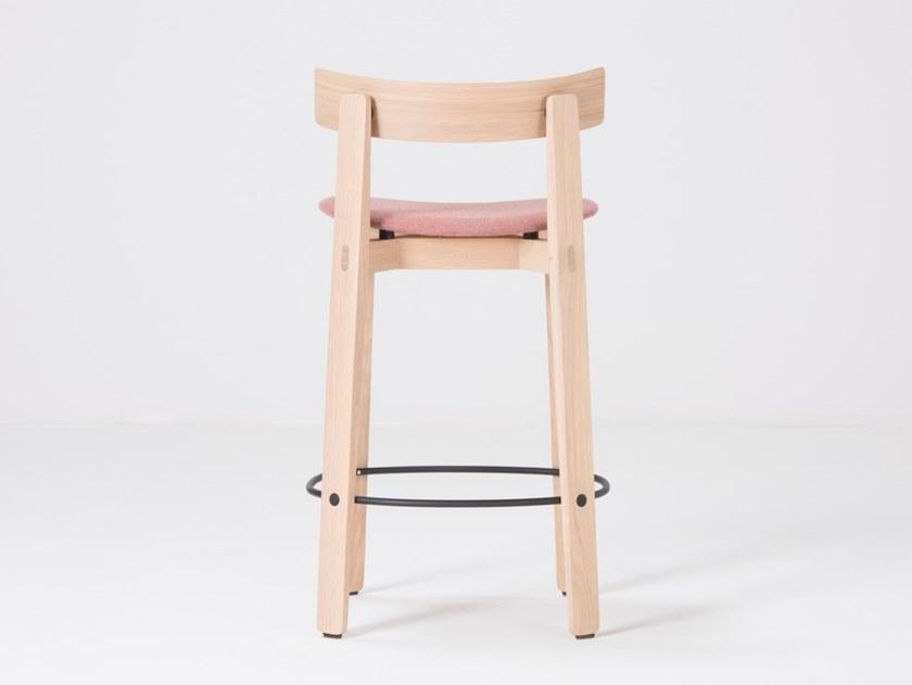 Gazzda Барный стул из дуба со спинкой Nora sun-id-1375823 - Вид №1