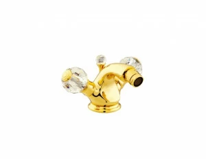 036125.000.62 Смеситель для биде на одно отверстие с кристаллами сваровски Сатин никель