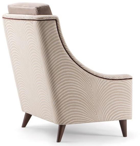 Tirolo Кресло из ткани с подлокотниками с высокой спинкой Victoria 019 p - Вид №7