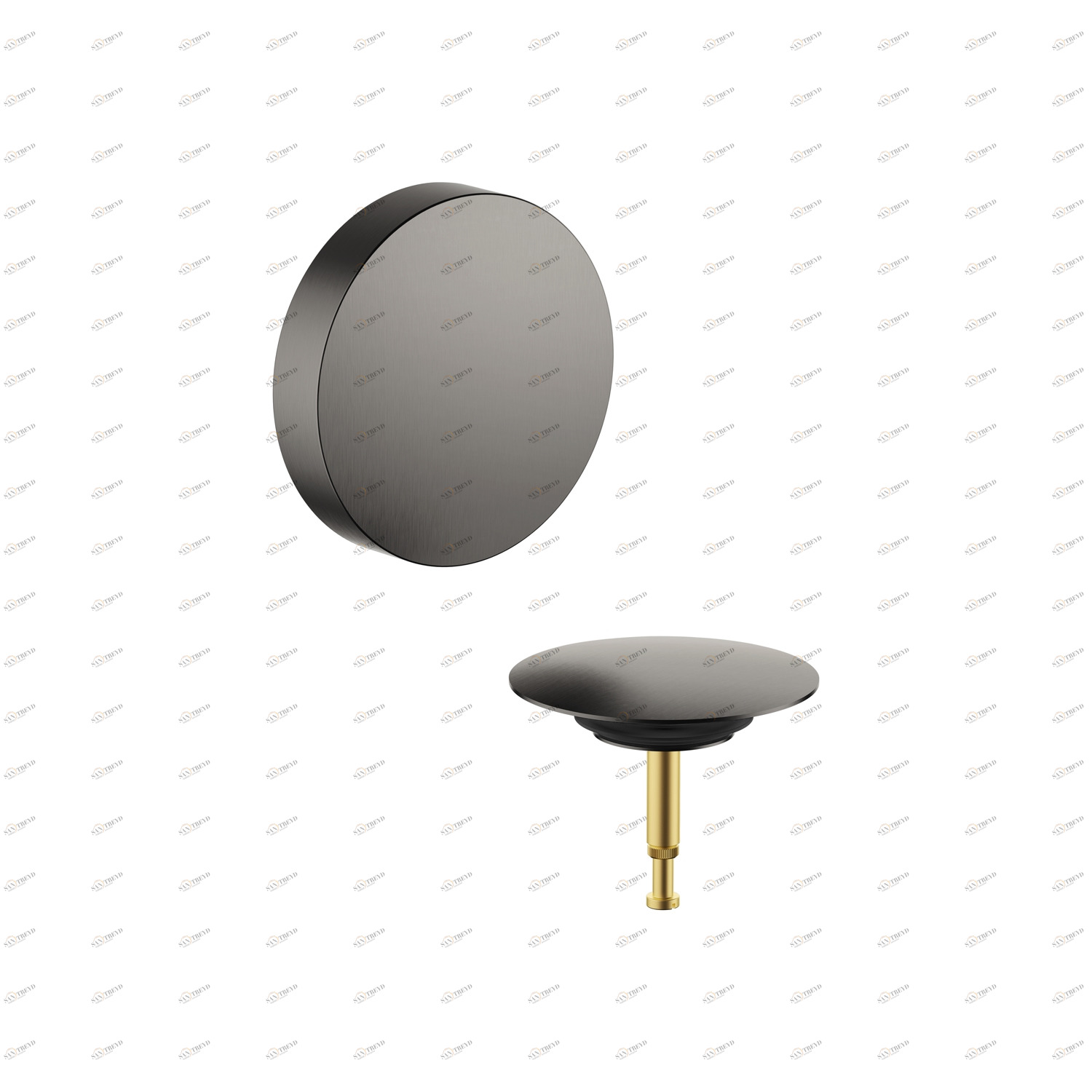 Излив для ванны со сливным/переливным устройством - Dark Platinum matt 3624797099 DornBracht 