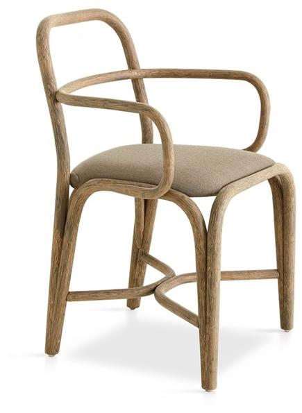 EXPORMIM Стул из ротанга с подлокотниками Fontal T011 c / t011 u - Вид №1