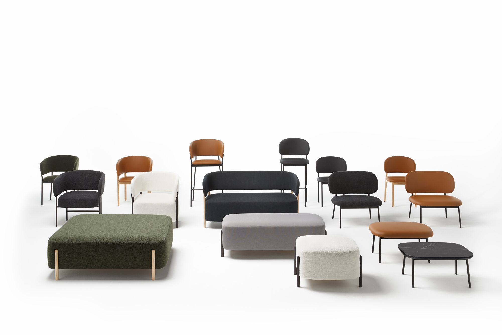 Мягкий тканевый стул с подлокотниками Blasco&Vila RC Metal ARCH-00058791 - Вид №3