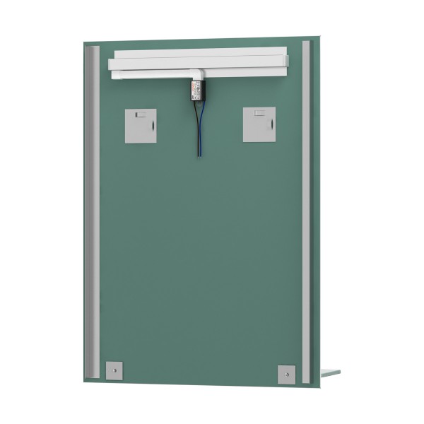 Зеркало с полочкой со встроенным LED-светильником 5W 70x75 см EVOFORM BY 2155 sun-id-561509 - Вид №1