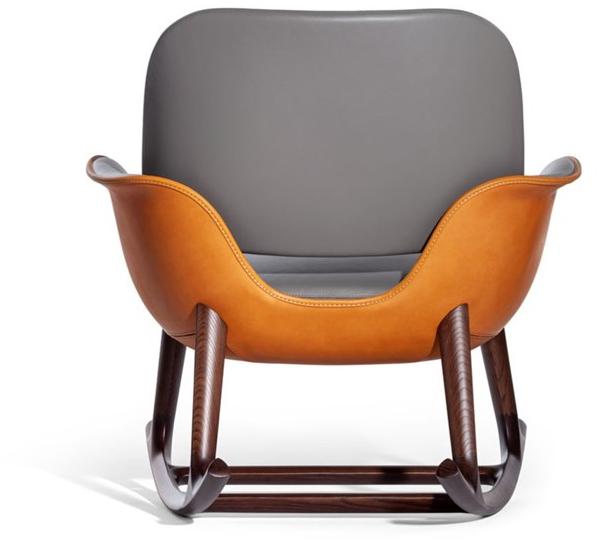 Poltrona Frau Кресло-качалка с подлокотниками La collezione - divani e poltrone sun-id-1496201 - Вид №4