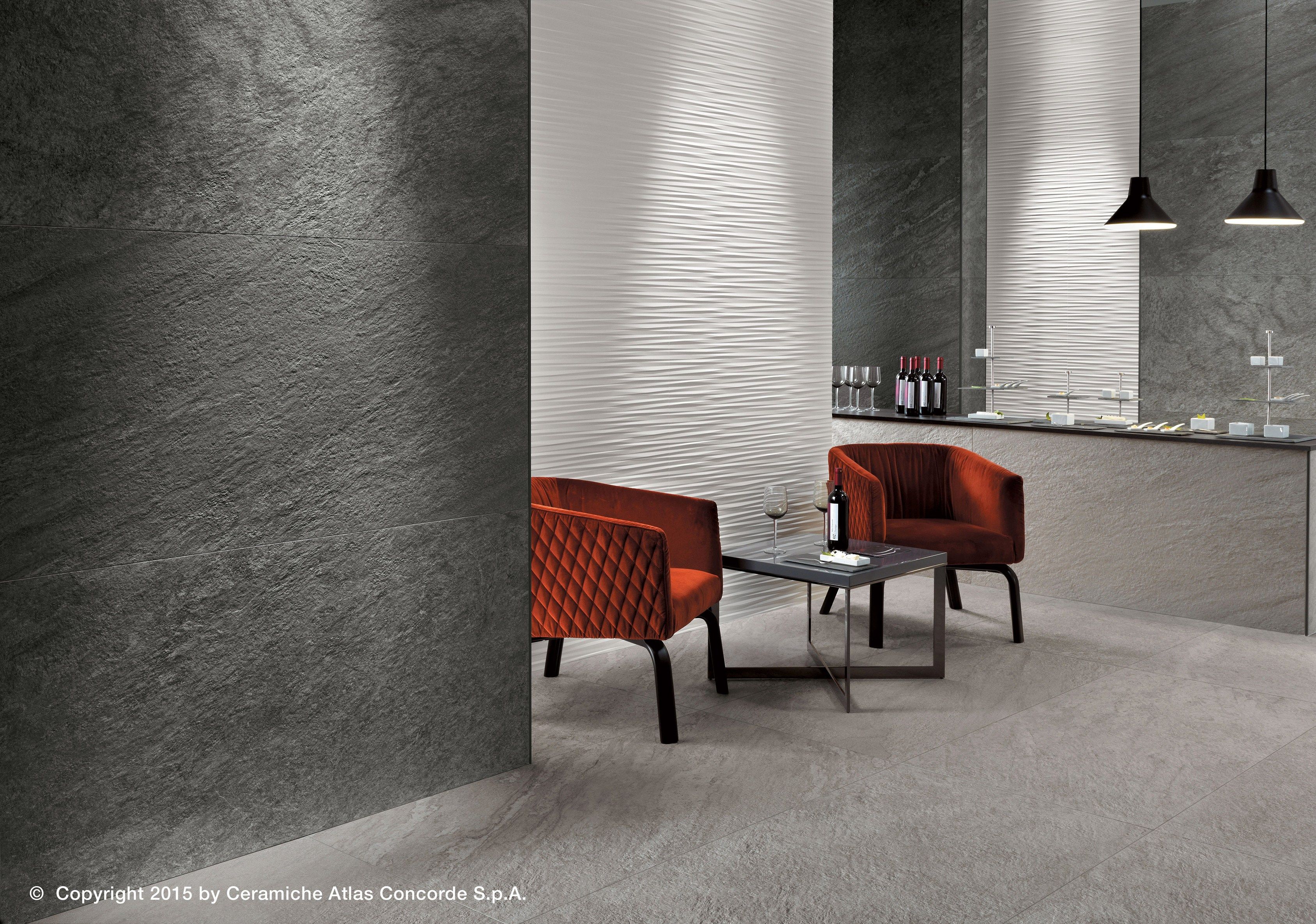 Белое керамическое покрытие с эффектом камня Atlas Concorde ARCH-00075165 - Вид №3