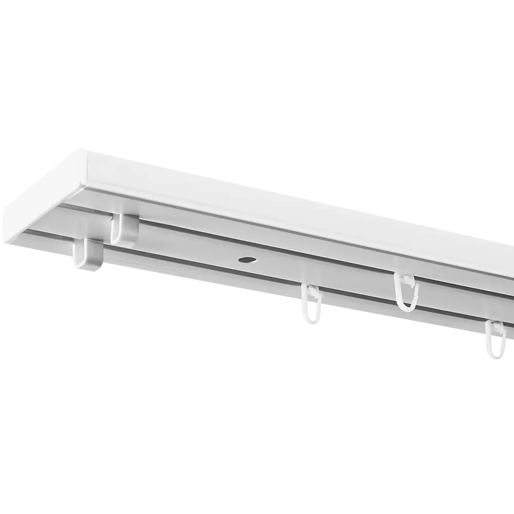 Двухрядный потолочный карниз Inspire для гардин и тюля 200 см 87768916 STLM-1324036