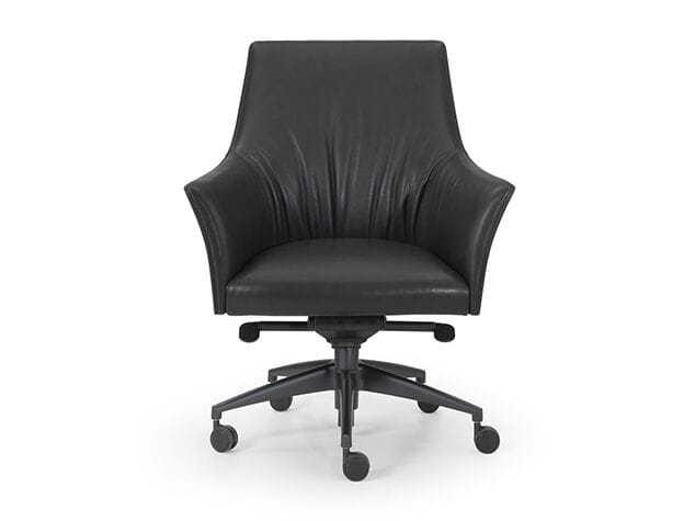 Кожаное вращающееся офисное кресло с колесами i 4 Mariani седло ARCH-00027594 - Вид №4