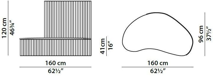 BAXTER Скамья с высокой спинкой Ginestra sun-id-1440016 - Вид №3