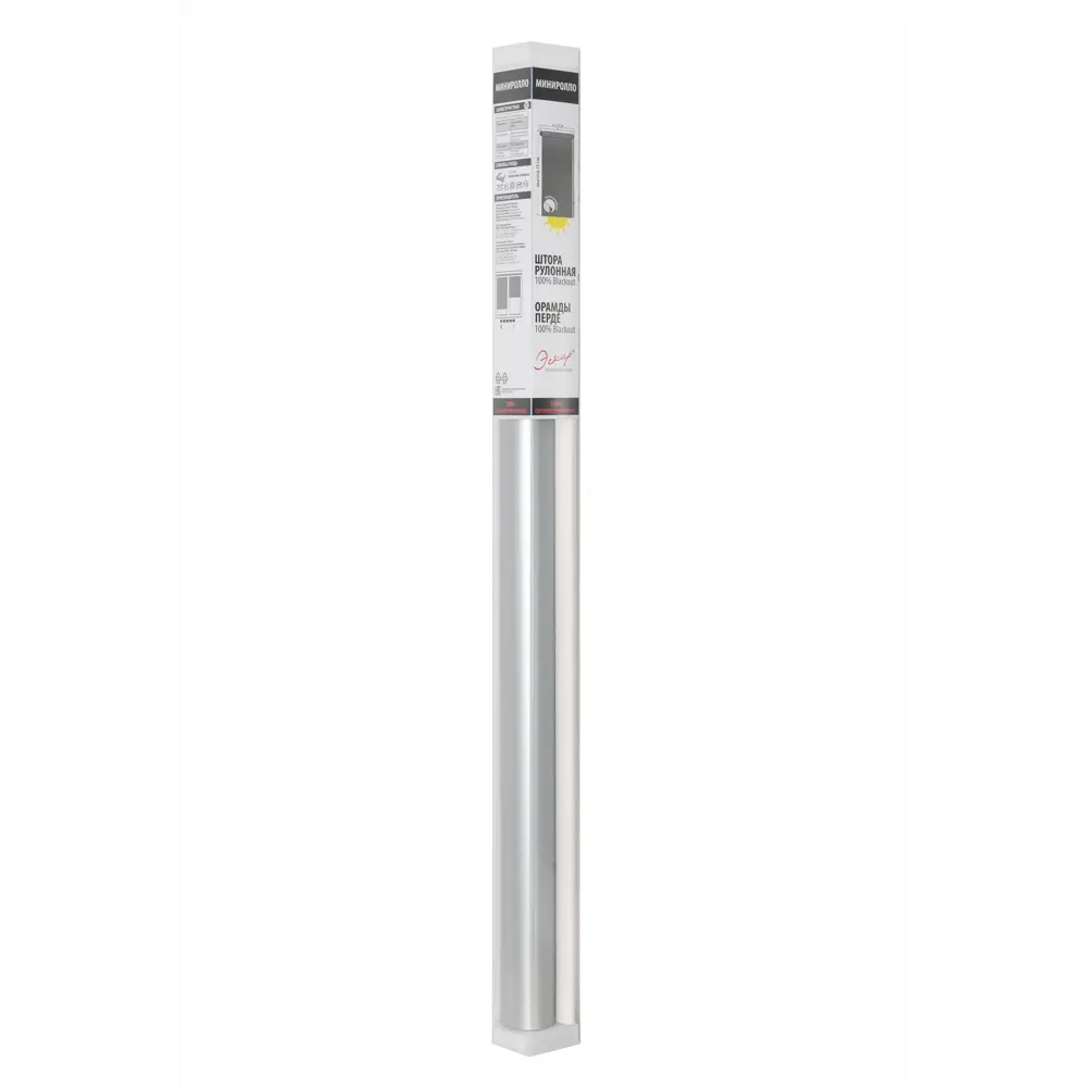 Штора рулонная блэкаут Эскар 60x160 см белая White BLACKOUT STLM-2106109 - Вид №4