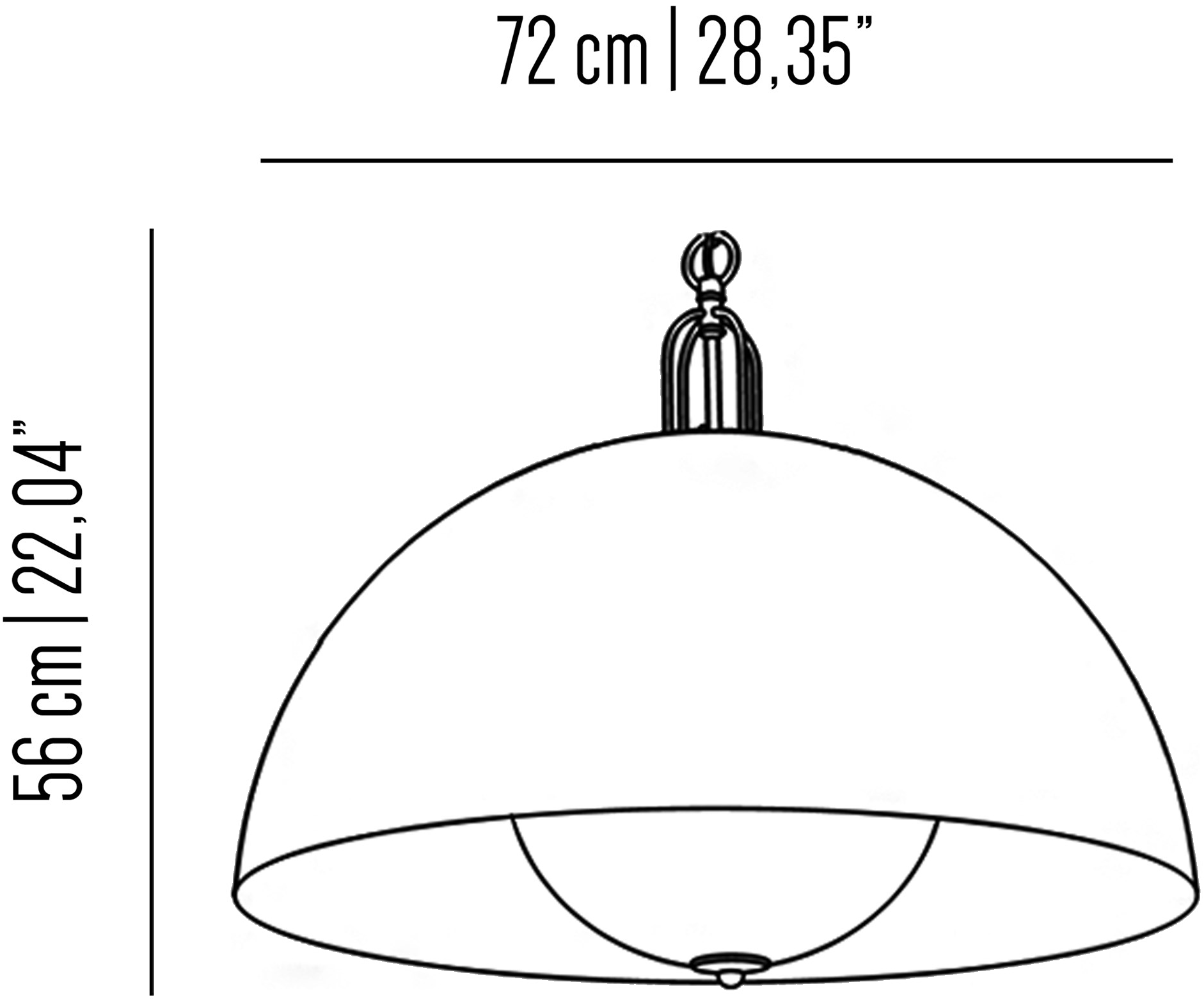 Il Bronzetto Подвесной светильник с динамиком и bluetooth Soundlight Sdh01_s - m - l - Вид №6