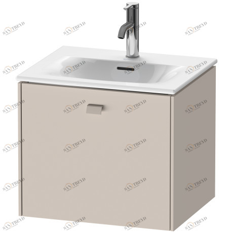 BR420909191 Тумбочка подвесная Brioso #BR4209 520 x 419 мм Серо-коричневый декор Duravit