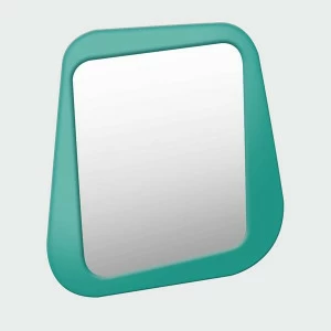 Зеркало настенное малое крашеное бирюзовое Woodi WOODI ДИЗАЙНЕРСКИЕ 00-3966378 Бирюзовый