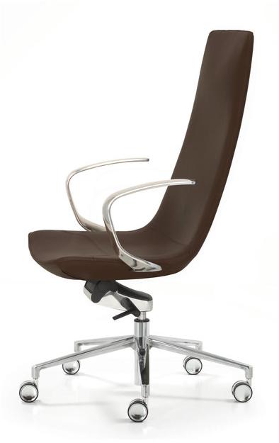 Quinti Sedute Поворотное кресло руководителя из ткани с 5 спицами и высокой спинкой Amelie sun-id-1434207 - Вид №1