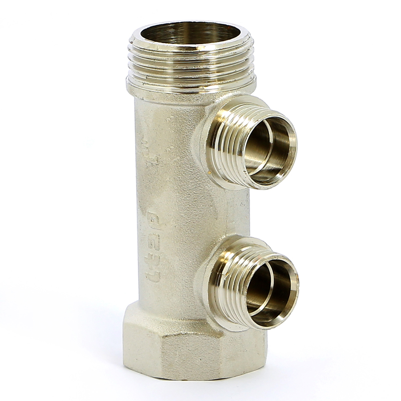 Коллектор НВ 1" никелированный ITAP 2 выхода 1/2"Н 38мм 45512