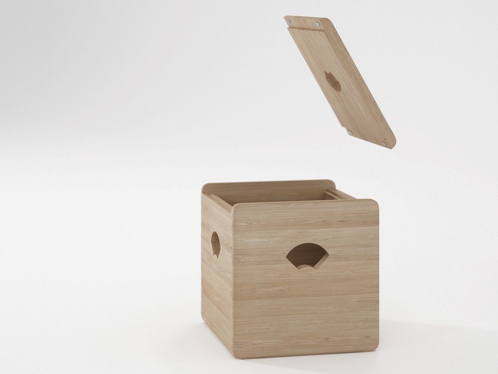 Пуф из массива дерева KARPENTER EAST ARCH-00129840 - Вид №4