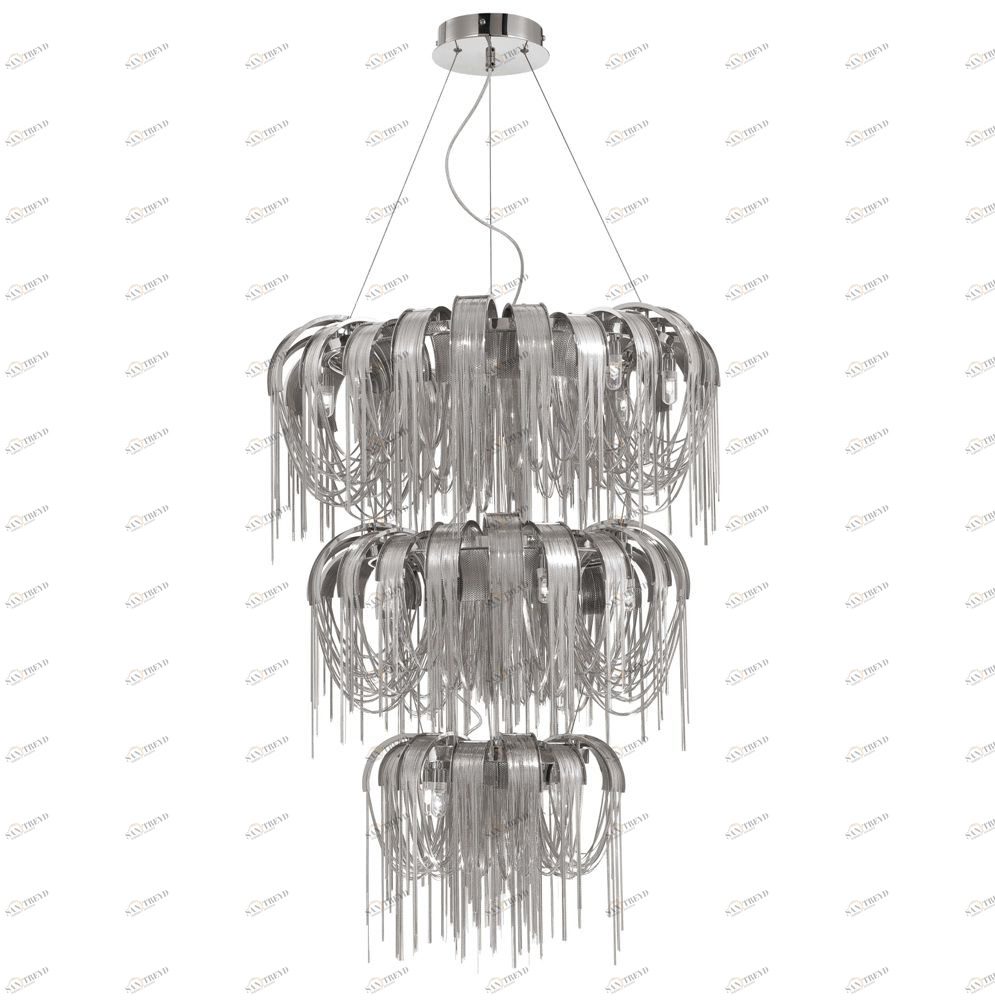 Подвесная люстра Crystal Lux Heat SP10+8+6 CRYSTAL LUX ДИЗАЙНЕРСКИЕ, HEAT 055848 Хром 