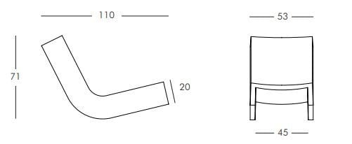 Кресло-качалка из полиэтилена SLIDE TWIST ARCH-00151714 - Вид №9