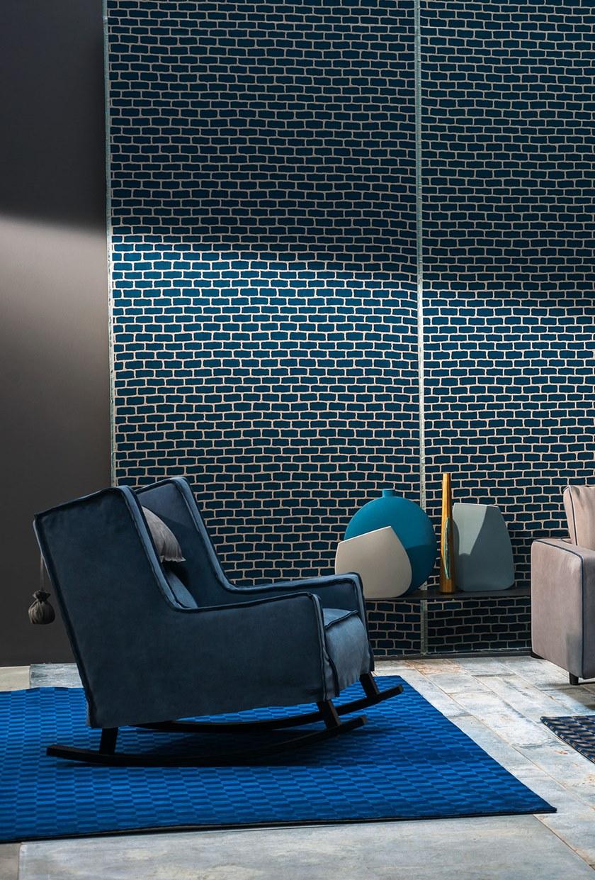 BAXTER Кресло-качалка из кожи Housse sun-id-1504292 - Вид №1