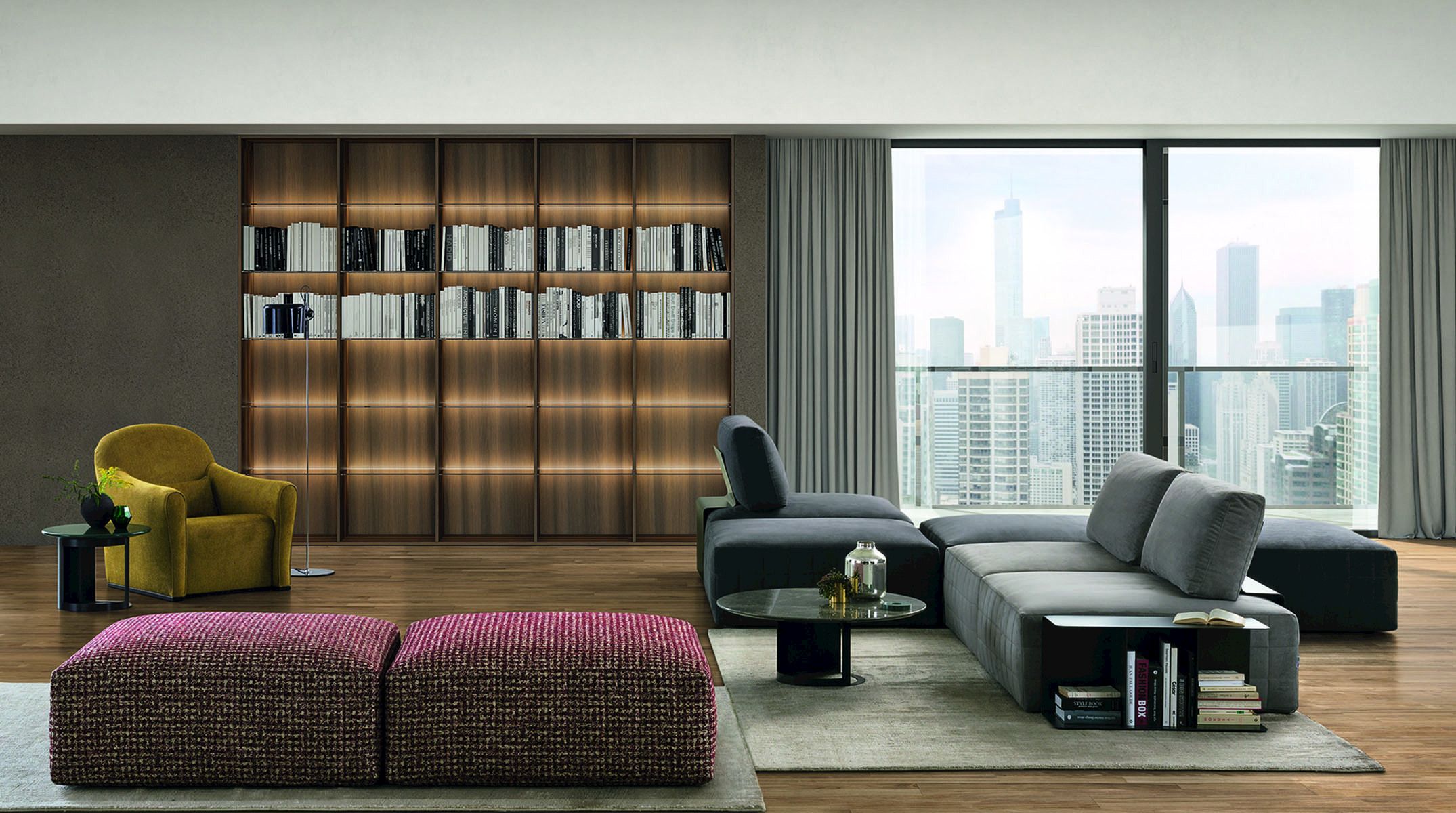 Угловой диван с журнальной стойкой BODEMA SHANGHAI ARCH-00143450 - Вид №5