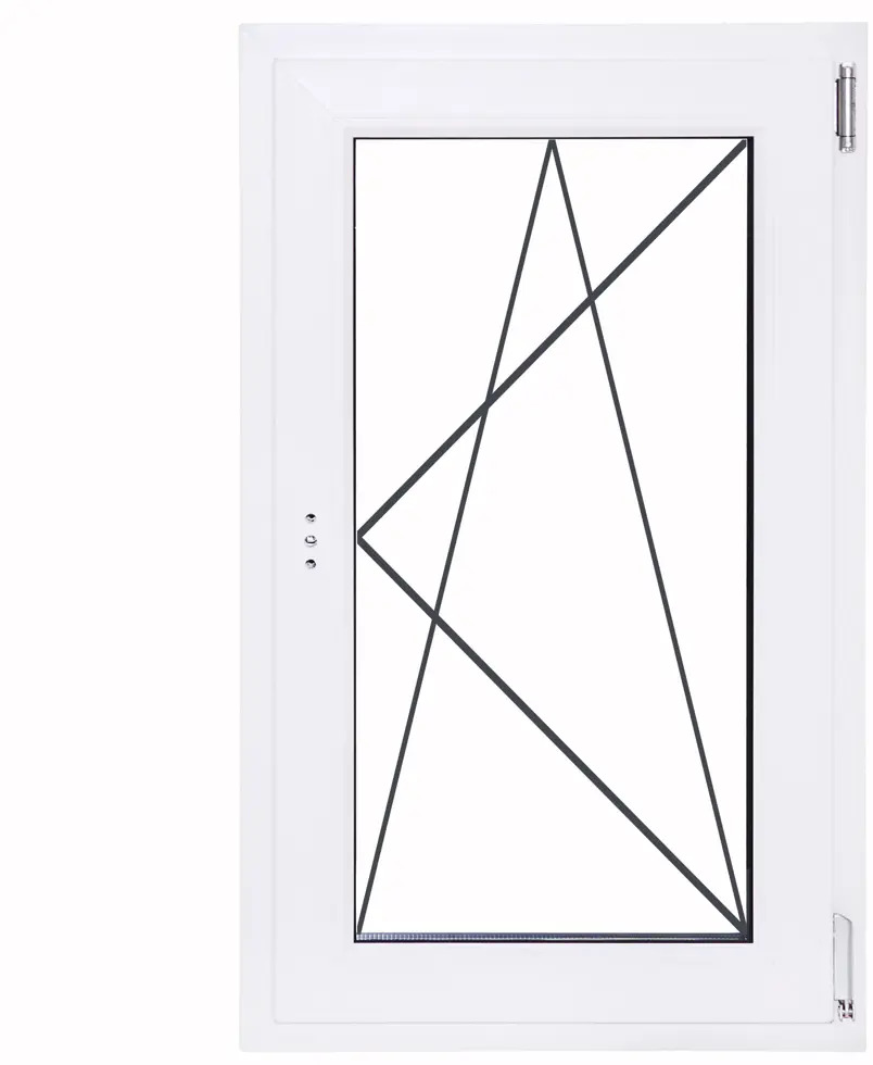 VEKA Одностворчатое пластиковое окно с поворотно-откидным механизмом 83117307