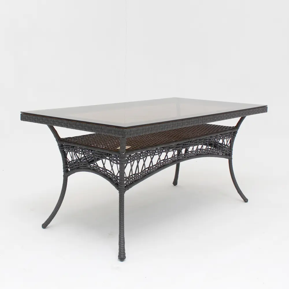 Стол садовый прямоугольный Deco 160x85x75 см пластик серый 85017149 STLM-2145651 Santreyd  - Вид №1