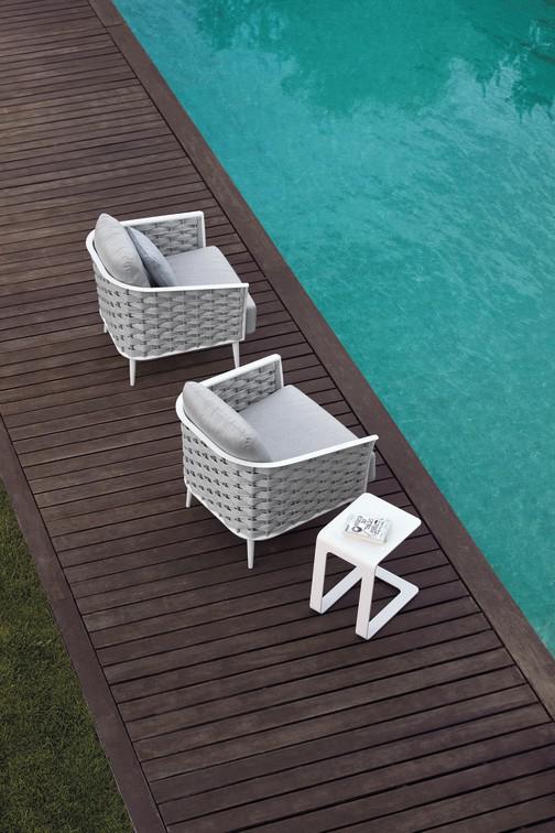 MNST329 1 мест.ная лава веревка 45мм антрацит Manutti Cascade - Вид №5