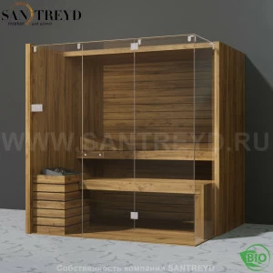 Effegibi SKY CORNER 80 BI55410019 Био-сауна. Мощность: 9 кВт макс. Размеры: длина 200 см, ширина 180 см. Отделка: осина термообработанная.