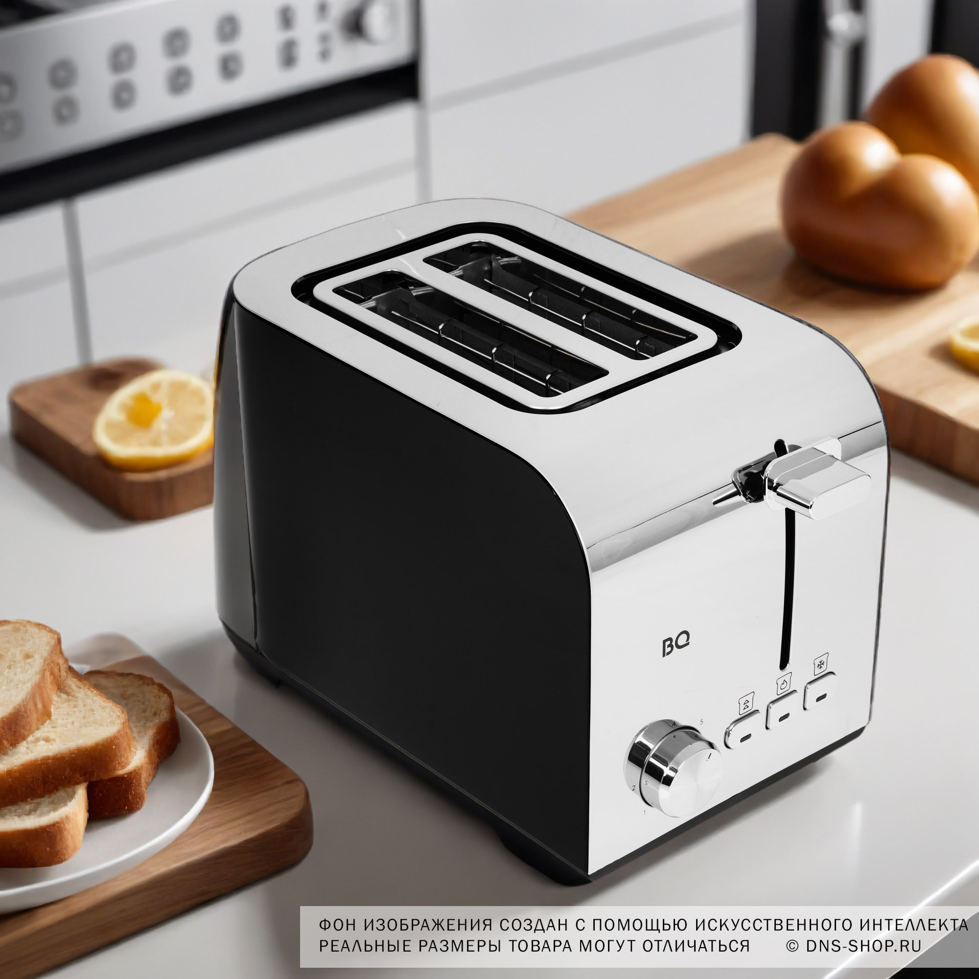 9048872 Тостер BQ T2000 серебристый STDN-0059218 - Вид №8