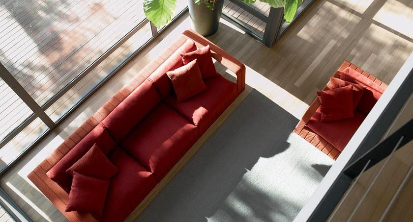 Paola Lenti 4-местный тканевый садовый диван Frame sun-id-1477078 - Вид №8