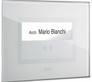 AVE Кнопка дверного звонка Touch luxury 44pvtc88bl