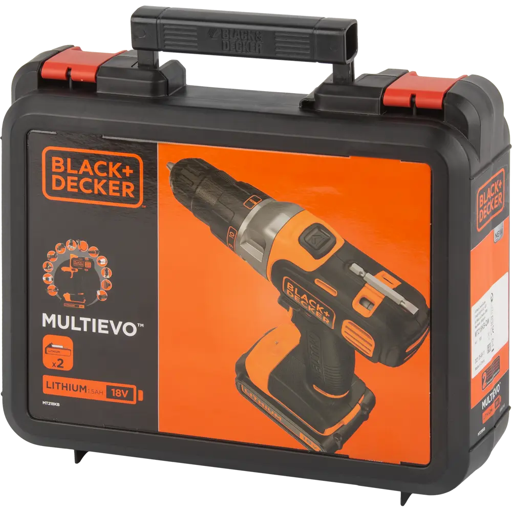 Многофункциональный аккумуляторный инструмент Black&Decker Multievo MT218, 18 В Li-Ion 2x1.5Ач BLACK + DECKER STLM-2033531 - Вид №9