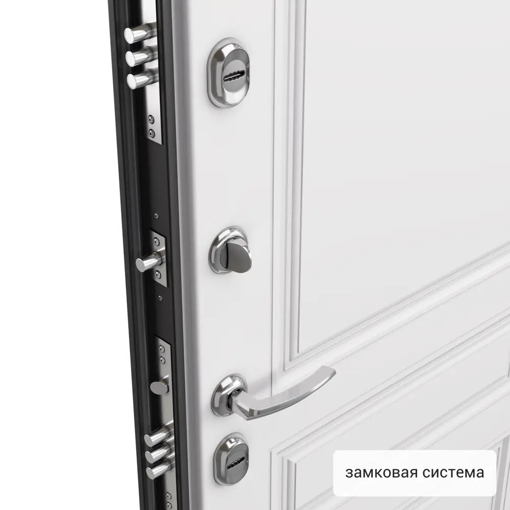 Дверь входная металлическая Термо С-2 эмаль Стелла 950 мм правая цвет белый TOREX STLM-2186190 - Вид №1