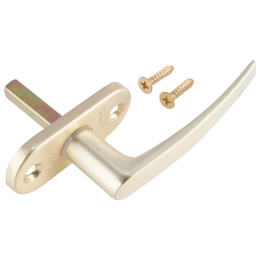 Завертка оконная Palladium Angela SB, 60х90 мм, ЦАМ, цвет матовая латунь STLM-2113631 - Вид №1